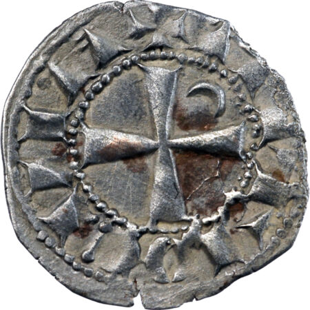 Croisades, Principauté d'Antioche Bohémond IV Denier 1201-1216 – Image 2