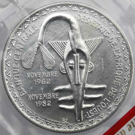 États de l'Afrique de l'Ouest  5000 Francs Essai 1982