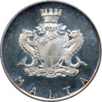 Malte 4 Pounds  1974