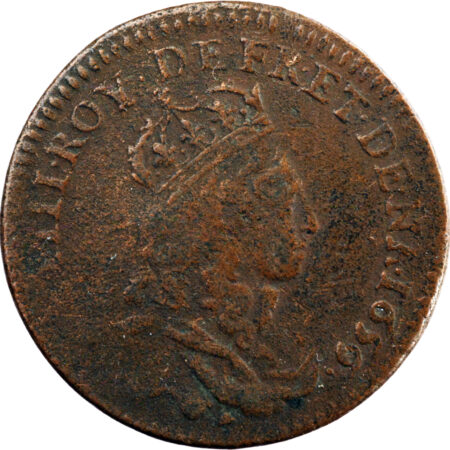 France Louis XIV Liard 1656 Bordeaux