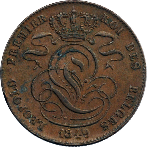 Belgique Léopold Ier 5 Centimes 1849