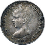 Espagne Alfonso XIII 2 Pesetas 1892 Madrid