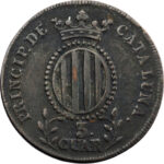 Espagne Isabelle II 3 Cuartos 1839 Barcelone