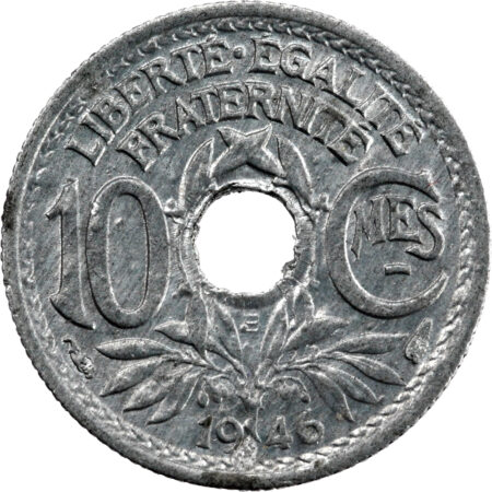 France 10 Centimes Lindauer 1946 Beaumont-le-Roger