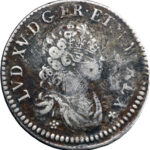 France Louis XV Demi-écu Vertugadin 1716 Paris