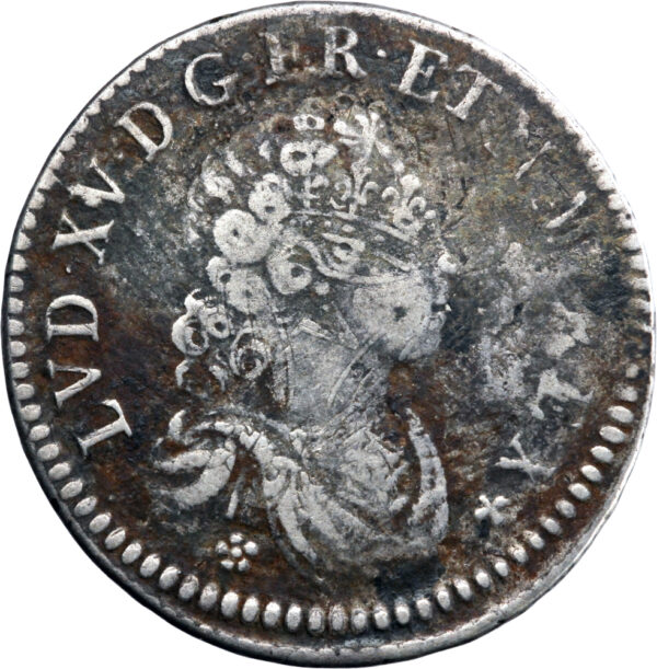 France Louis XV Demi-écu Vertugadin 1716 Paris