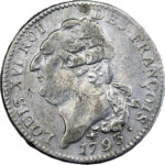 France Louis XVI Écu de 6 livres au génie 1793 Lyon