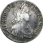 France Louis XIV Écu à la mèche longue 1652 Bayonne