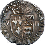 France Henri IV Huitième d'écu de Béarn 1608 Morlaàs