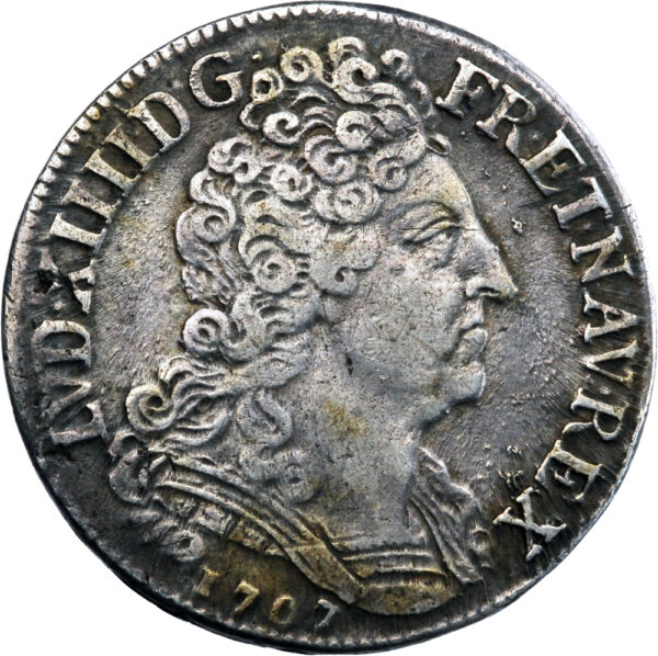 France Louis XIV 20 Sols aux insignes 1707 Paris