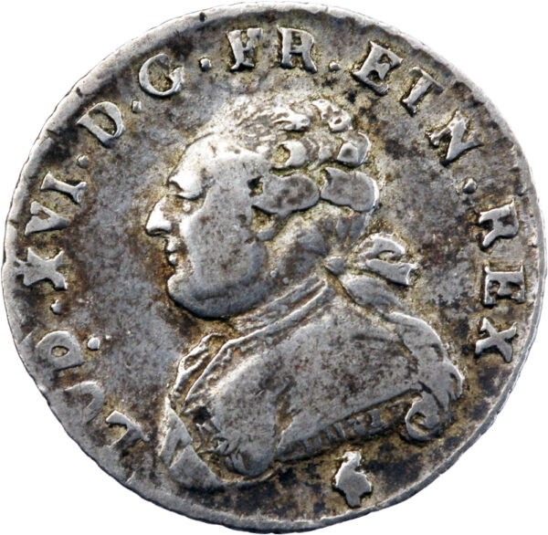 France Louis XVI Vingtième d'écu aux branches d'olivier 1782 Paris