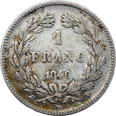 France Louis-Philippe Ier Franc 1846 Paris – Image 2