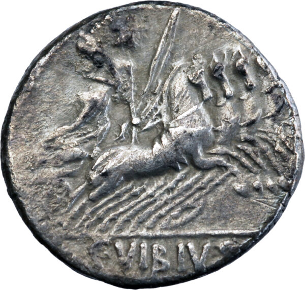 C. Vibius Pansa Denier 90 BC Rome – Image 2