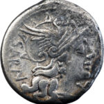 M. Atilius Saranus Denier 148 BC Rome