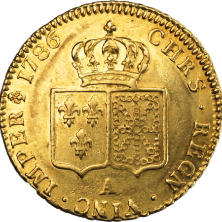 France Louis XVI Double Louis d'or 1786 Paris – Image 2