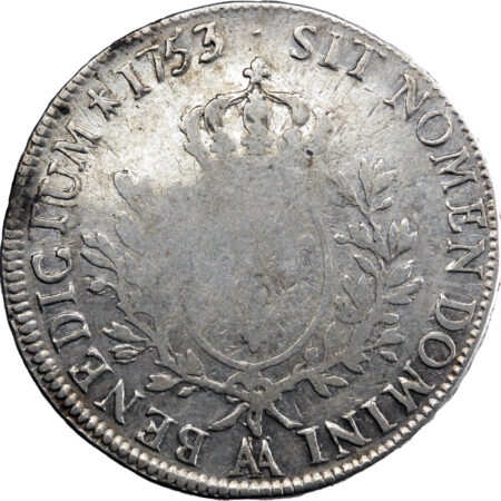 France Louis XV Écu au bandeau 1753 Metz – Image 2