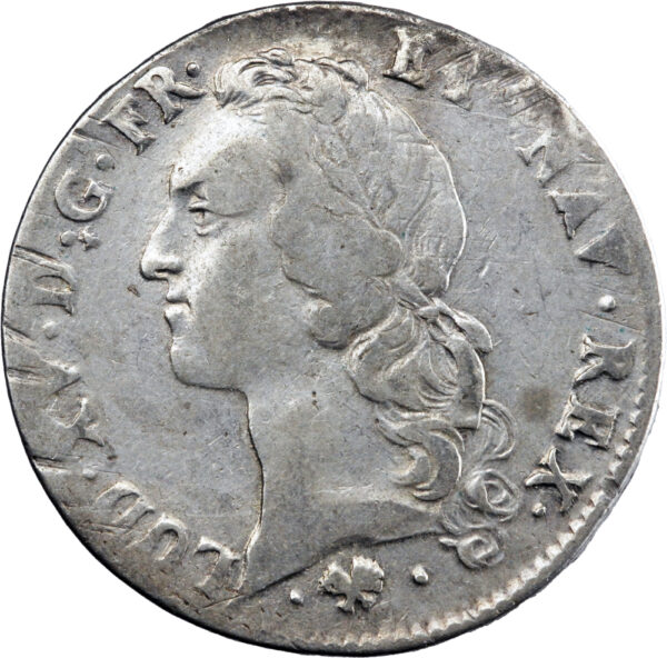 France Louis XV Écu au bandeau 1761 Bayonne