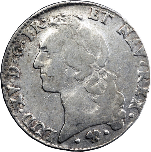 France Louis XV Écu au bandeau 1765 Bayonne