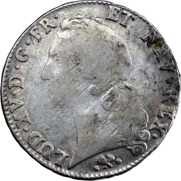 France Louis XV Écu au bandeau 1768 Bayonne