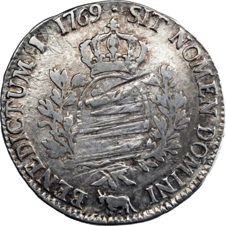 France Louis XV Écu de Béarn au bandeau 1769 Pau – Image 2