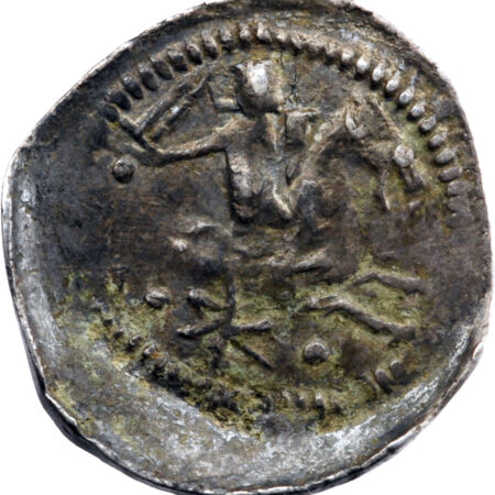 Duché de Lorraine Thiébaut Denier au cavalier 1281-1303 Neufchâteau