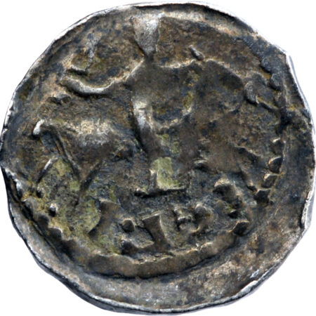 Duché de Lorraine Ferri III Denier au cavalier 1251-1303 Nancy