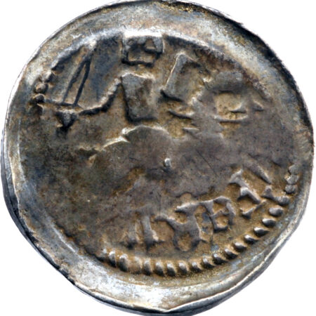 Duché de Lorraine Ferri III Denier au cavalier 1251-1303 Nancy