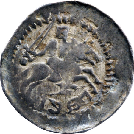 Duché de Lorraine Ferri III Denier au cavalier 1251-1303 Nancy