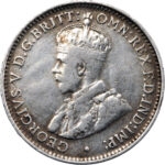 Australie George V Threepence 1911