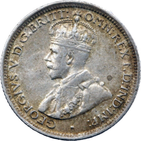 Australie George V Sixpence 1912