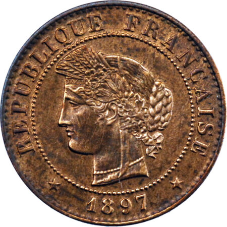 France  Centime 1897 Paris