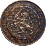 Pays-Bas Willem III 2 1/2 Cent 1890 Utrecht