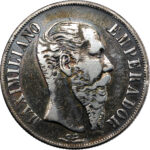 Mexique Maximilien Peso 1866 Mexico