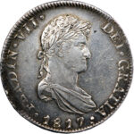 Mexique Ferdinand VII 8 Reales 1817 Mexico