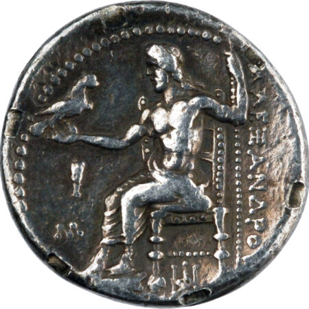 Royaume de Macédoine Alexandre III le Grand Tétradrachme 324/23 BC Babylone – Image 2