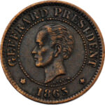 Haïti Geffrard 5 Centimes 1863 Heaton