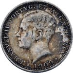 Portugal Manuel II 200 Reis 1909 Lisbonne