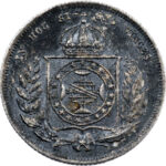 Brésil Pedro II 200 Reis 1863 Rio de Janeiro