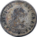 Mexique Carlos III 1/2 Real 1781 Mexico