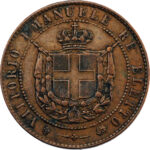 Italie Toscane Vittorio Emanuele II 5 Centesimi 1859