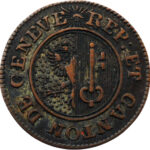 Suisse Genève  6 Deniers 1817