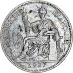 Indochine française  20 Centièmes 1937 Paris