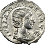 Empire romain Julia Mamée Denier 222 Rome