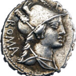 République romaine C. Poblicius Denier 80 BC Rome