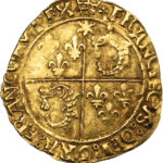 France François Ier Écu d'or au soleil du Dauphiné 1519 Crémieu
