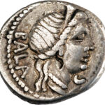 République romaine C. Allius Bala Denier 92 BC Rome