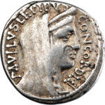 République romaine Paullus Aemilius Lepidus Denier 62 BC Rome