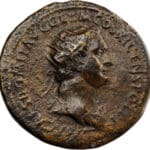 Empire romain Domitien Dupondius 85/86 Rome