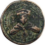 Ayyoubides al-'Adil I Sayf al-Dhin Ahmad AE Dirham AH 591 (1194/95 AD) Mayyafariqin