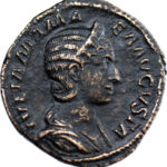 Empire romain Julia Mamée Sesterce 230 Rome